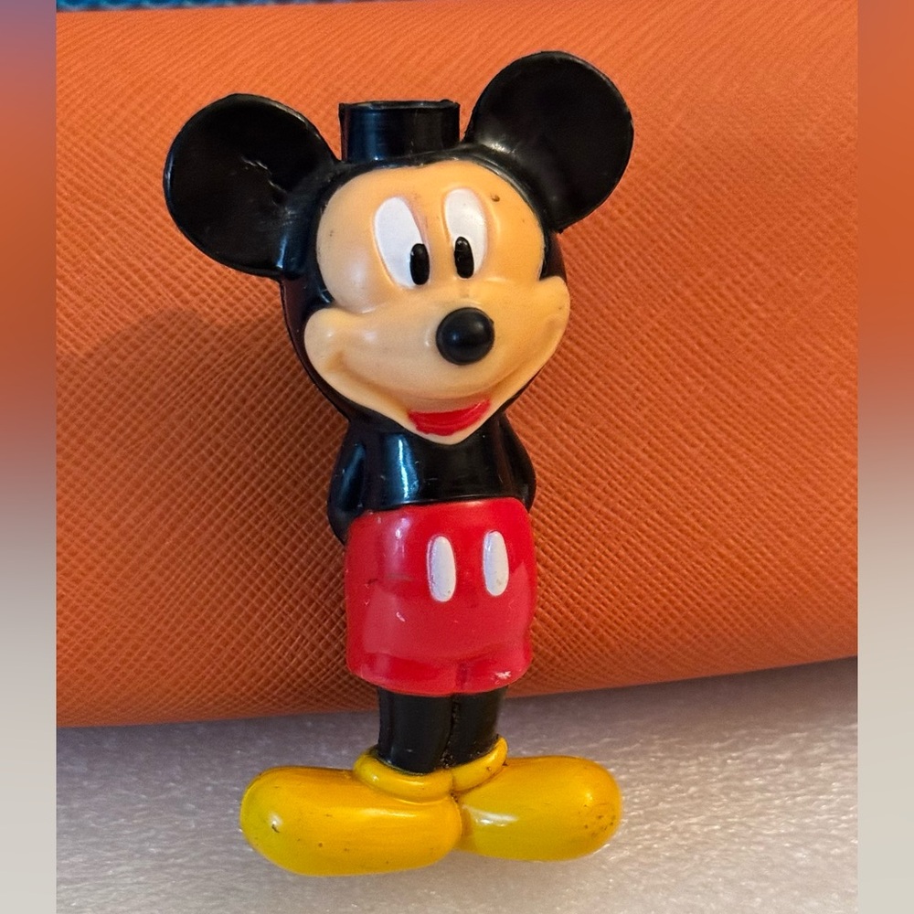 Vintage 1970s Avon Mickey Mouse Bubble Bath Container Classic Disney Collectible
